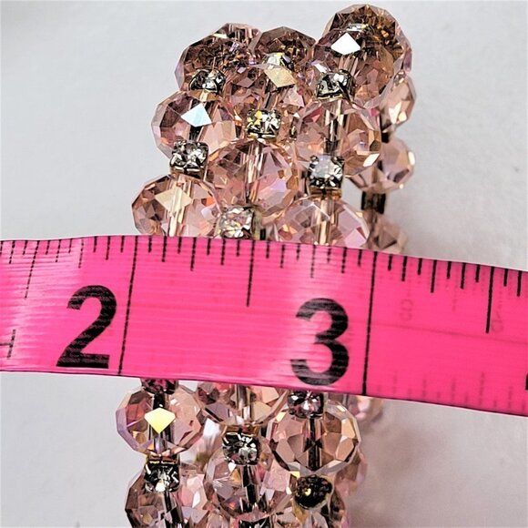 PINK Sparkling Crystal Wrap Bracelet - Picture 11 of 13